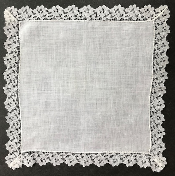 Vintage Linen and Lace Handkerchief Etsy Canada