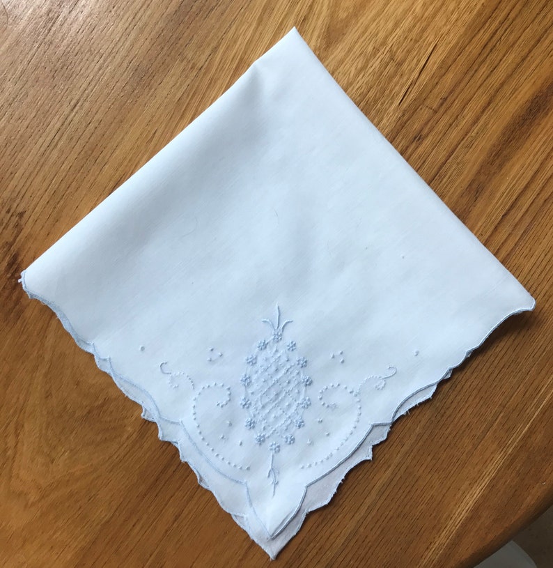 Vintage Embroidered Handkerchief