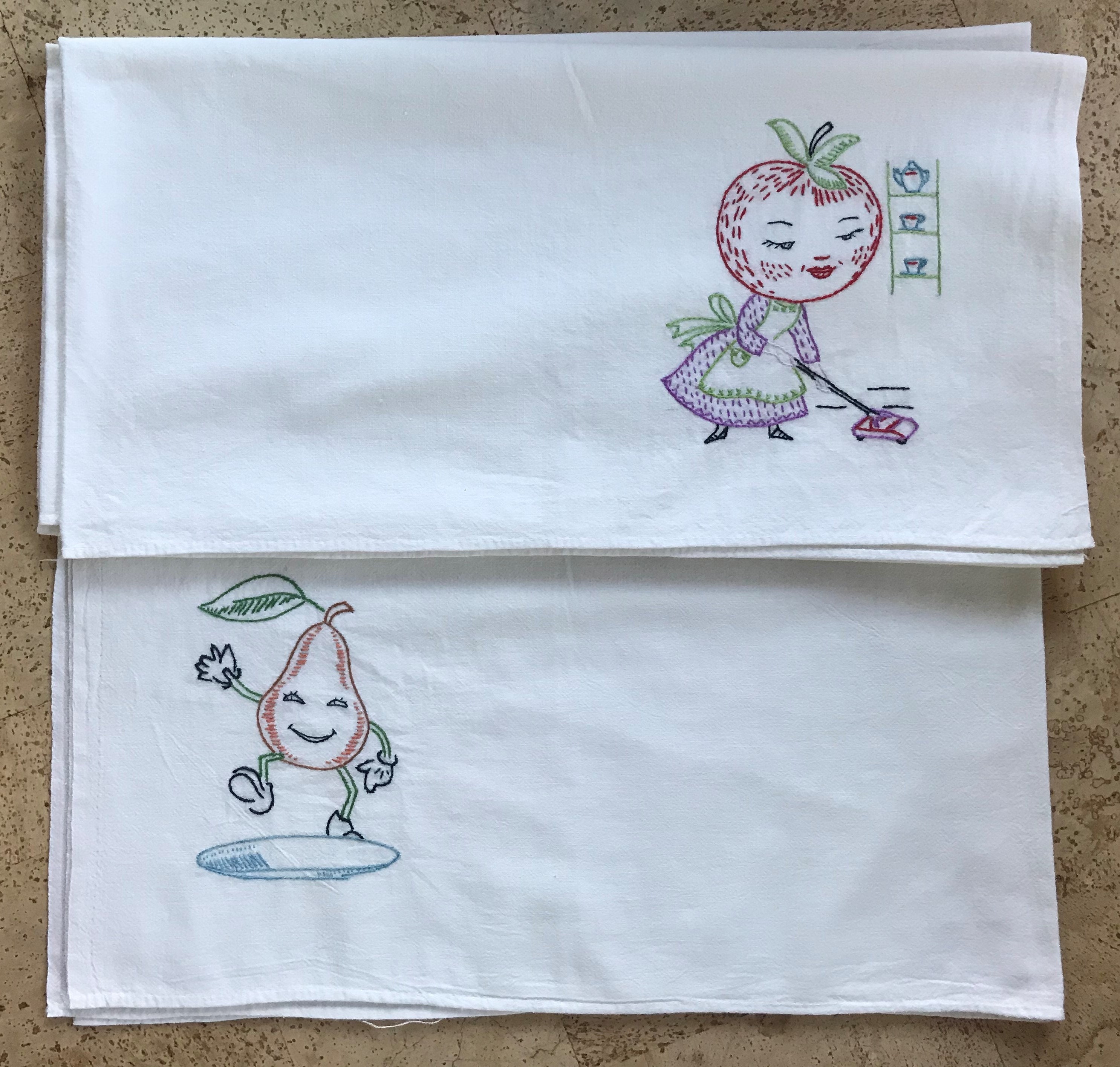 Decorative Towel Fruitgroup Kitchen Towel Set/2 100% Cotton 50S