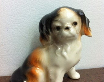 LIMITED EDITION Chris Hoy PEKINGESE Dog Porcelain Handpainted Christmas Ornament