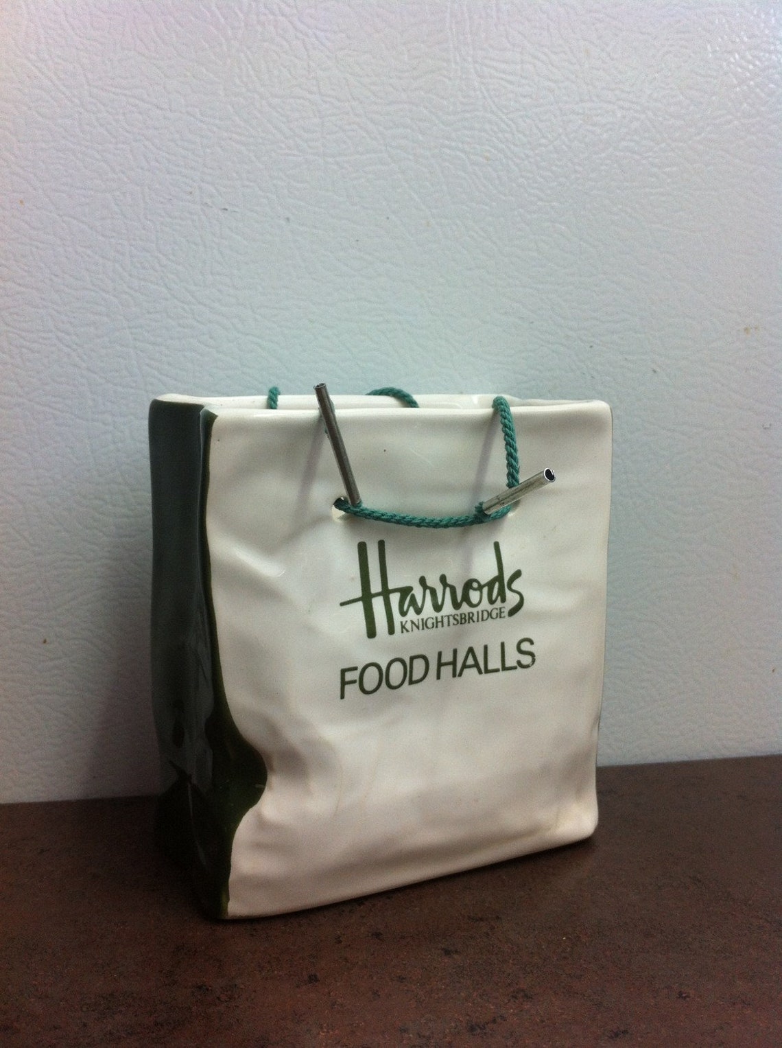 Vintage Harrods Container Ceramic Tea Bag Holder Harrods Etsy