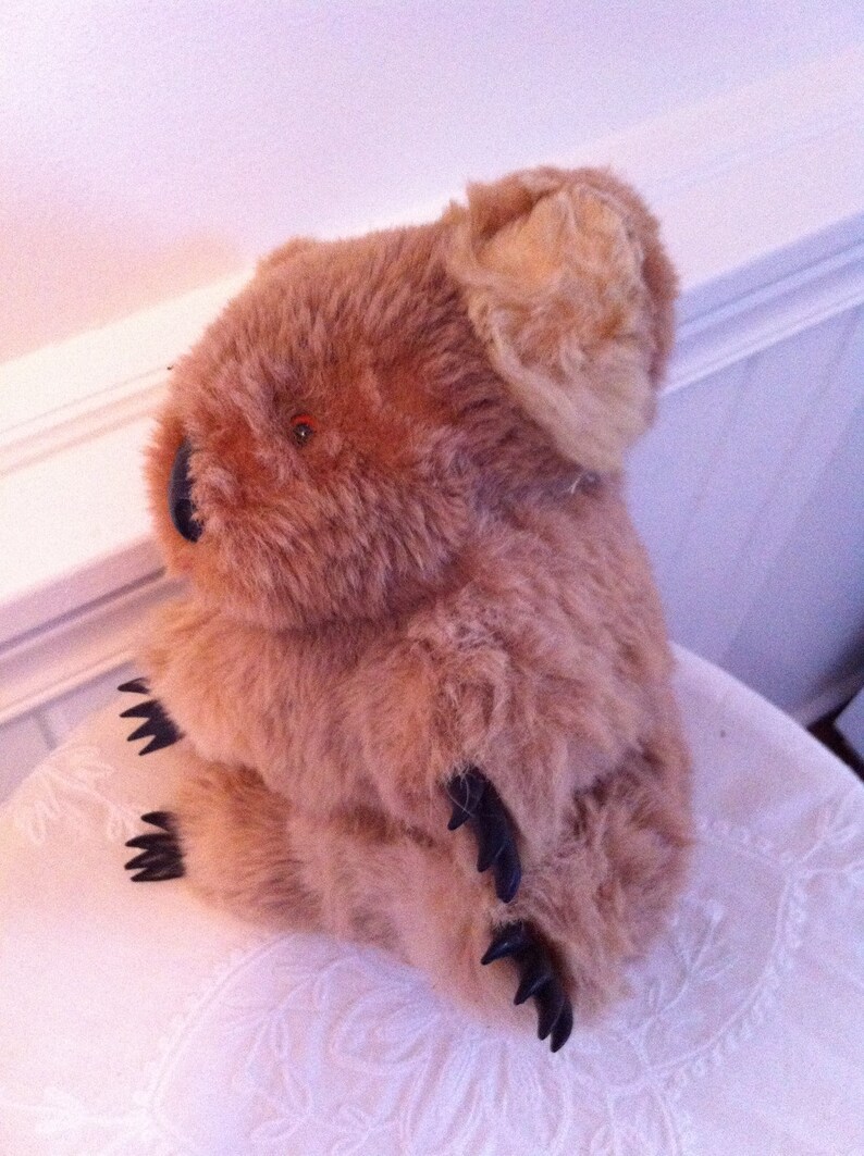 stuffed koala bear real fur