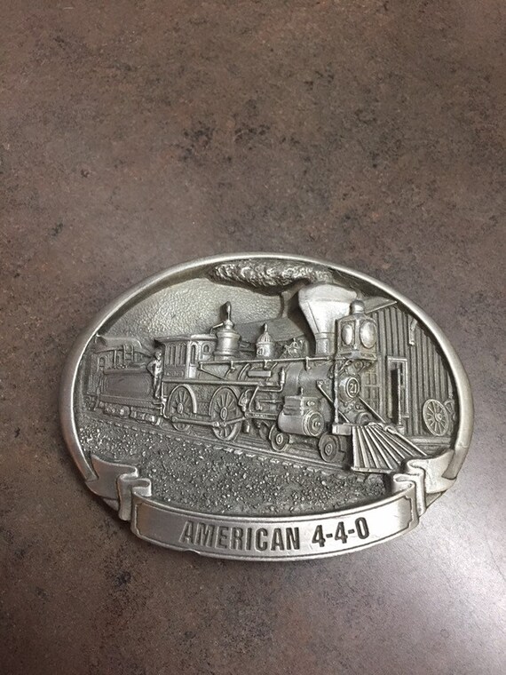 SALE Vintage Belt Buckle Pewter C\u0026J 