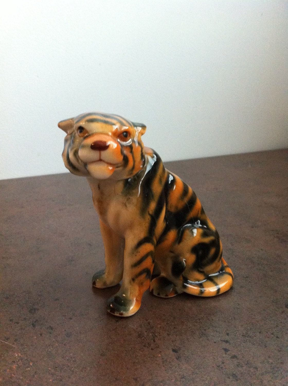 Vintage Tiger Figurine Made in Germany Jungle Cat Ornament Etsy