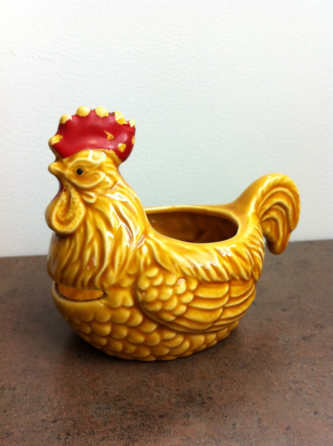Vintage Egg Separator Ceramic Chicken Kitchen Decor Gift Etsy