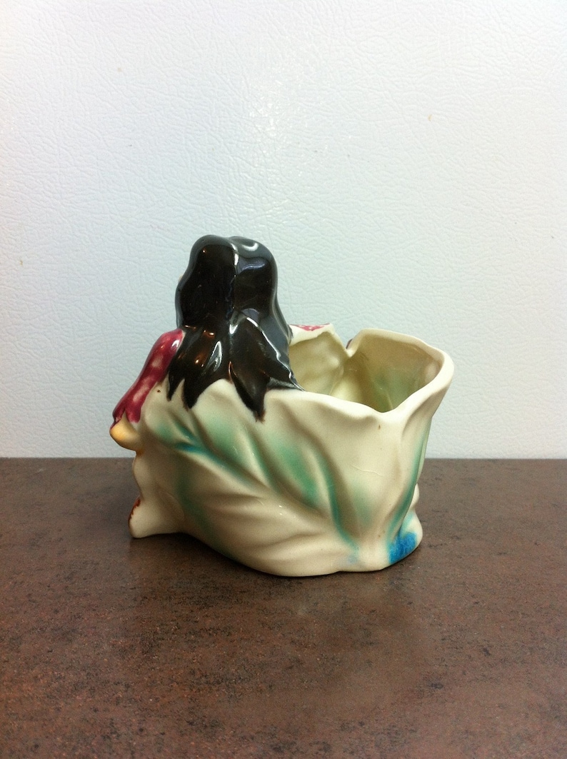 Native American Indian Plant Holder House Warming Gift Vintage Ceramic Planter