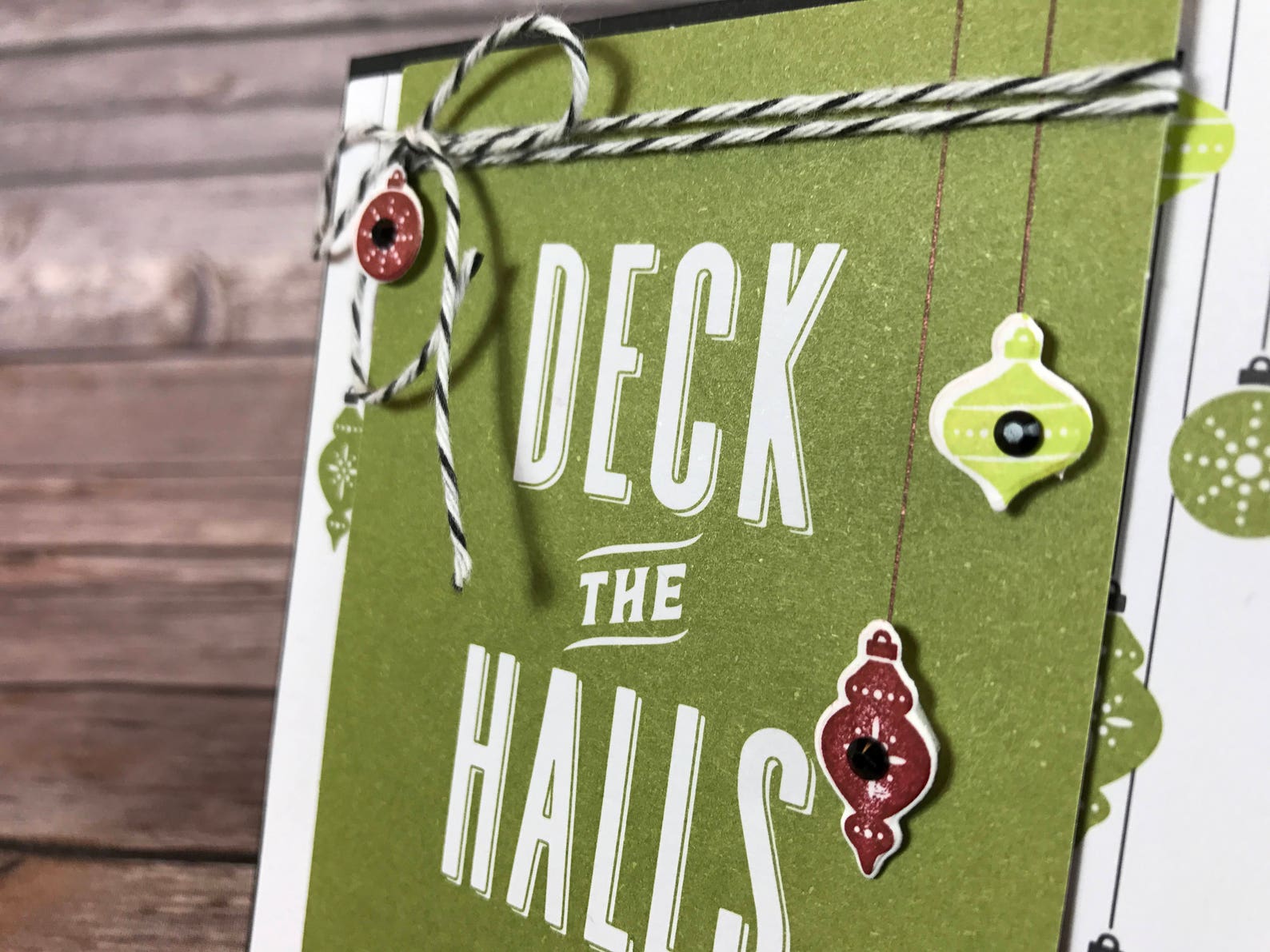 Deck The Halls Christmas Card 