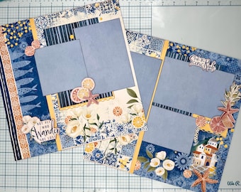 Scenic Route - Take the Scenic Route - Pre-cut 2-Page 12x12 Scrapbook Layout DIY Kit