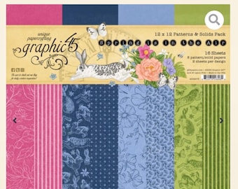 Spring is in the Air  - 12x12 Patterns & Solids Cardstock - Graphic 45