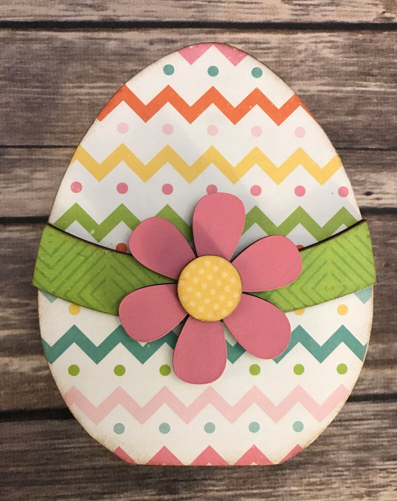 Easter Egg - April DIY Interchangeable quot;Oquot; Wood Decor Easter Egg - April DIY Interchangeable quot;Oquot; Wood Decor