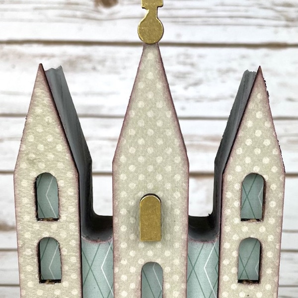 CLEARANCE! was 11.99 - Small LDS Temple - Wood Home Decor DIY Kit