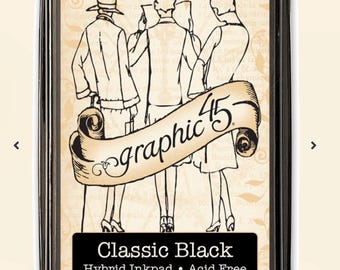 Graphic 45 - Photogenic Black - Hybrid Ink Pad