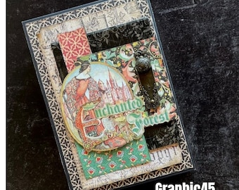 Enchanted Forest - DIY Interactive Folio Album - Graphic 45 Album Kit