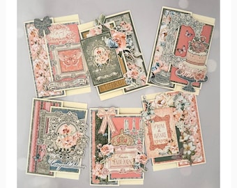 Always & Forever - Gift Holder Card Set - 6-Card DIY Graphic 45 Kit