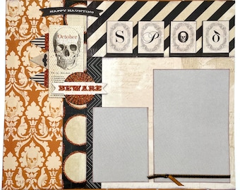 Cutie Pie Kit - Pre-cut 2-page 12x12 Scrapbook Page Layout Kit - Etsy