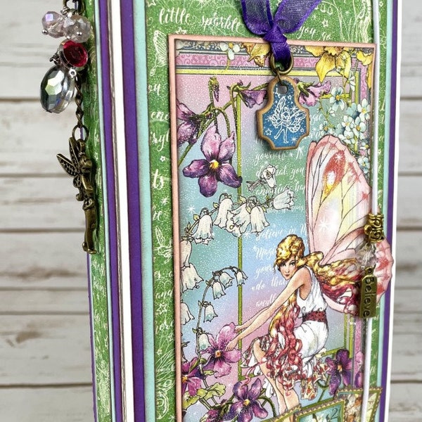 Fairie Wings - Fairie Whimsy - PRE-CUT Journal Style Mini Album DIY Class Kit