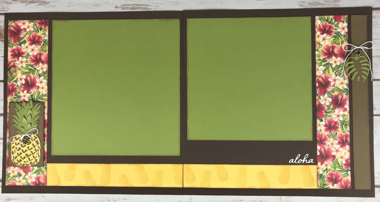 Tropical Oasis - Aloha Layout DIY Kit - Etsy
