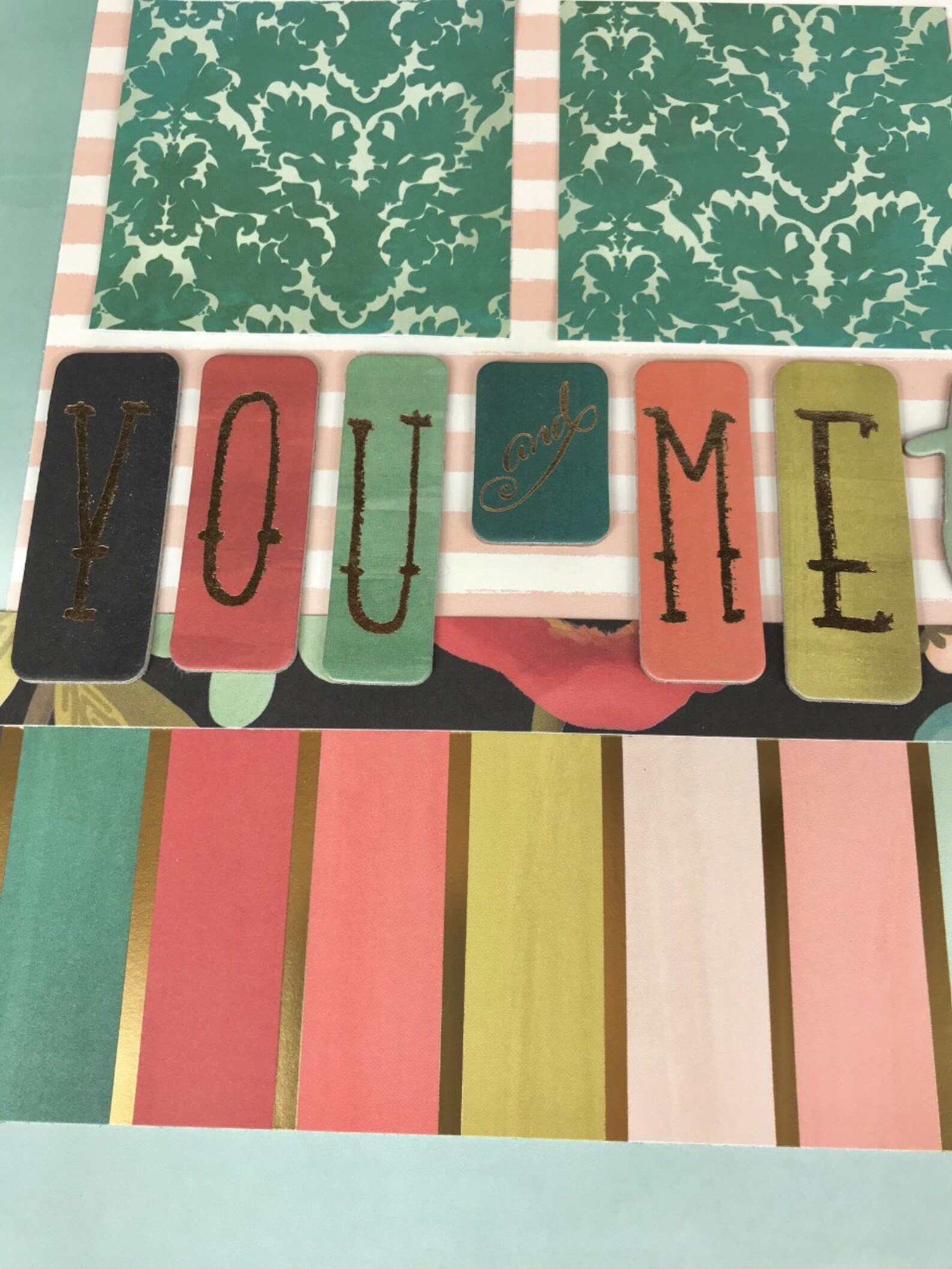 You and Me Together - DIY 12x12 Scrapbook Layout Kit - Etsy