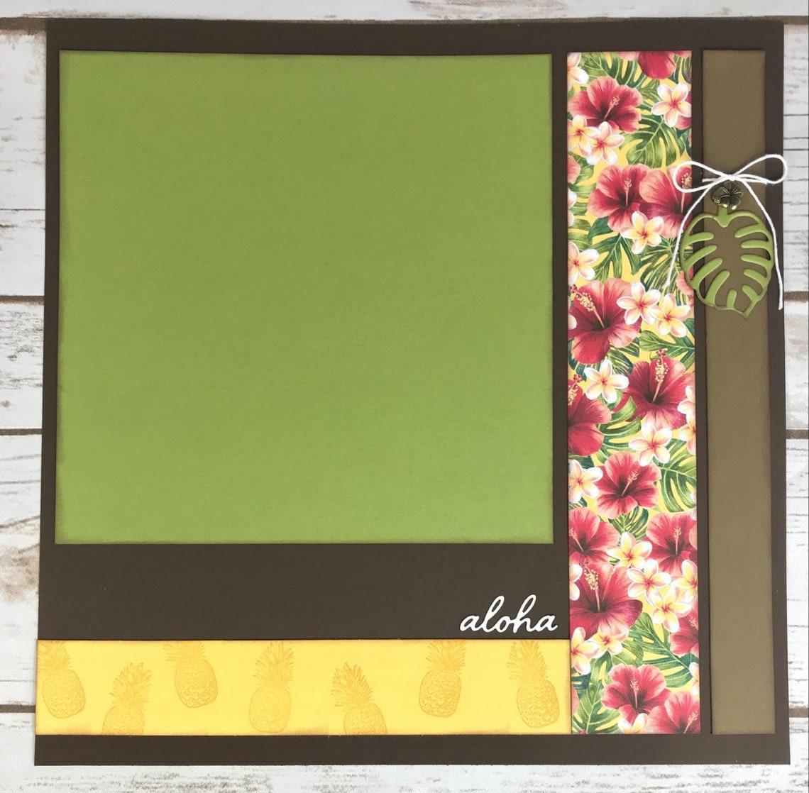 Tropical Oasis - Aloha Layout DIY Kit - Etsy