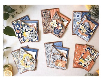 G45 Scenic Route - DIY Peel Back Card Set - Graphic 45 Card Kit