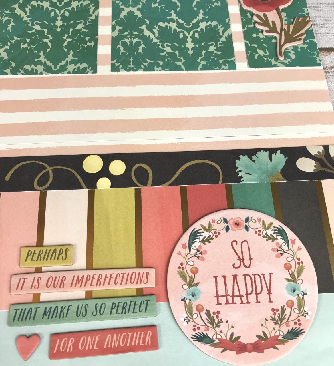 You and Me Together - DIY 12x12 Scrapbook Layout Kit - Etsy