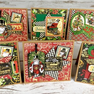 Christmas Card Making Kit, Christmas Cards DIY, Christmas Crafts for  Adults, DIY Card Kit, Holiday Card Making Kit, Make Your Own Cards 