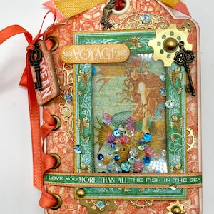 Voyage Beneath the Sea - Shaker Tag Mini Album - PRECUT- Graphic 45 DIY Kit