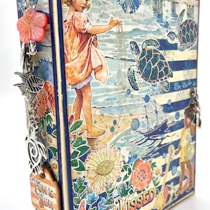 Sun Kissed - PRECUT -Interactive File Folder Album -Graphic 45 - DIY Album Kit