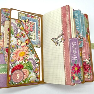 Flower Market Joyful Blooms PRECUT DIY Traveler's Notebook Journal Mini