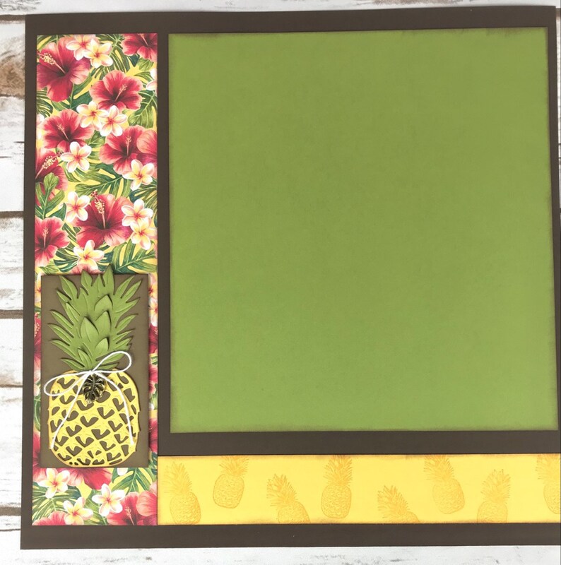 Tropical Oasis - Aloha Layout DIY Kit - Etsy