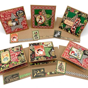 Christmas Time - Kit de bricolage amusant et festif de cartes de Noël - Version #2