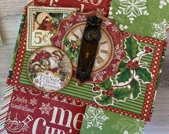 Twas the Night Before Christmas - Interactive Album -DIY Graphic 45 Album Kit