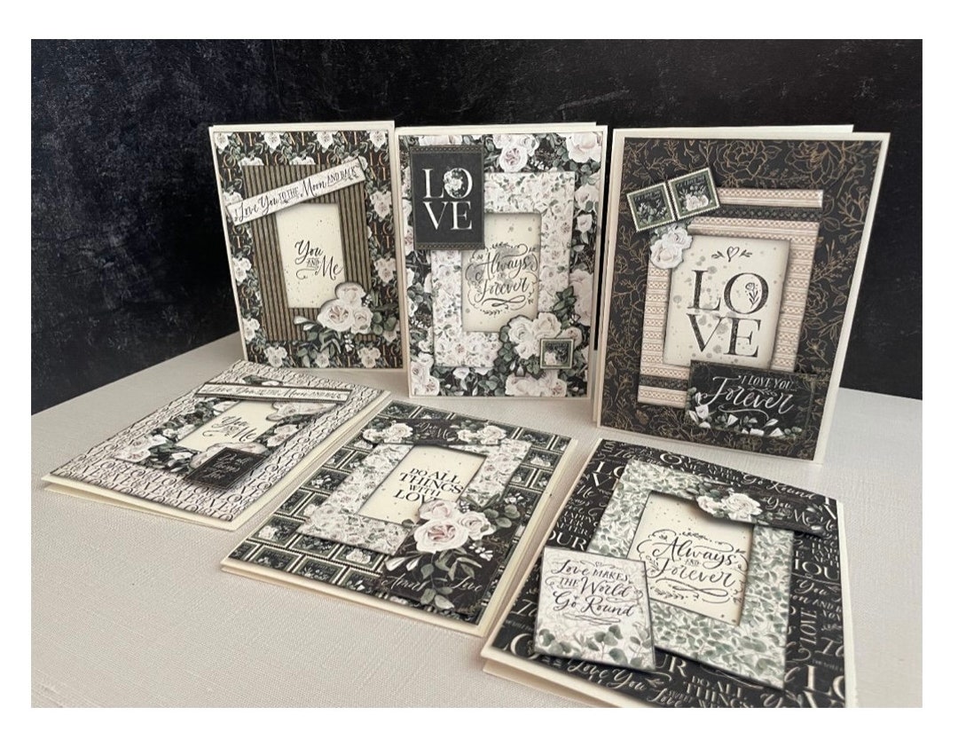 PS I Love You - Pop-up Frame Cards - DIY Card Set - Graphic 45 Card Kit ...