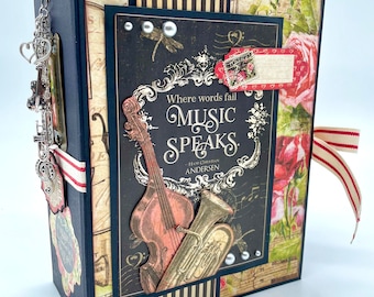 Love Notes - Music Speaks - PRECUT G45 6x8 Tag & Pocket Album Kit