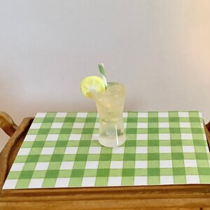 Simply a Glass of Lemonade for 1:12 Scale Dollhouse