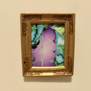 Dollhouse Abstract Art Picture (one of a kind) for 1:12 Scale Dollhouse