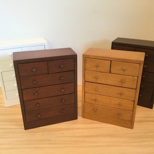 DOLLHOUSE Dressers for 1:12 Scale Dollhouse