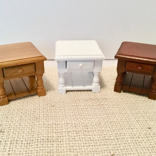 Nightstand or End table for 1:12 Scale Dollhouse