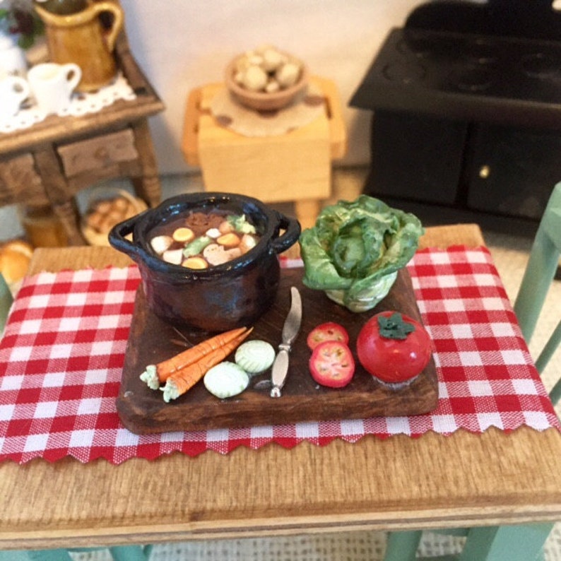 Granny's Old Fashioned Vegetable Soup for 112 Scale Etsy