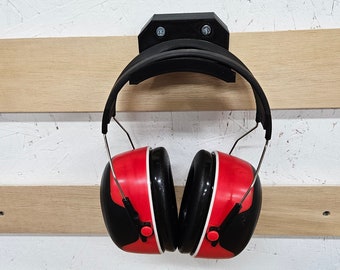 Ear Protection Wall Mount -Headphones *French Cleat and Screw To Wall Options*