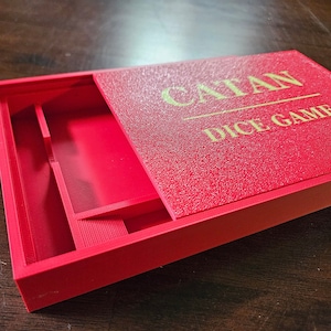 Catan Dice Game Box- Organizer- Carrying Case