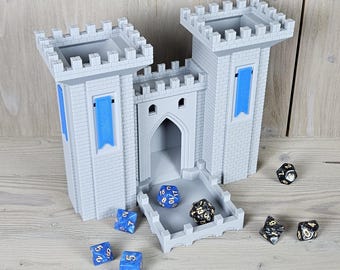 Castle Gate Dice Tower & Tray: Tabletop RPG Dice Roller
