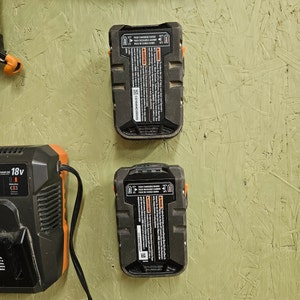 2 Pack RIDGID 18V Battery Holder/ Mount - *French Cleat and Screw To Wall Options* image 10
