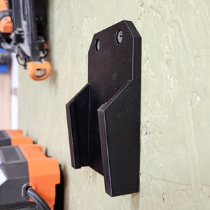 2 Pack RIDGID 18V Battery Holder/ Mount - *French Cleat and Screw To Wall Options* image 3