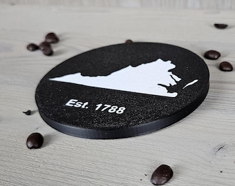 Virginia Coasters- Set of 4 -Pick Your State-Gift-State Pride