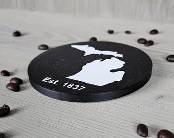 Michigan Coasters- Set of 4 -Pick Your State-Gift-State Pride