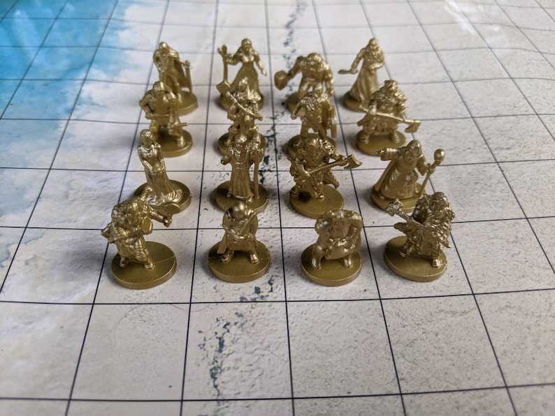 Dungeons and Dragons Miniatures Advent Calendar With 24 Etsy