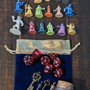 Dnd Advent Calendar With Minifigures, Dice, Potion of Healing, Bracelet -  Etsy