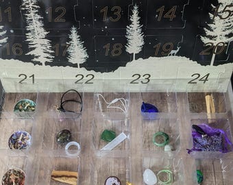 Astrology Zodiac Advent Calendar with Crystal Jewelry & Self Care
