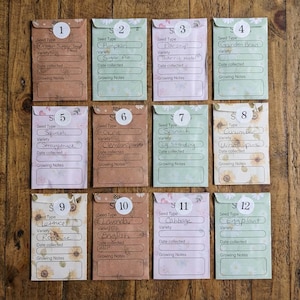 Heirloom Seed Advent Calendar - Non GMO Gardening Gift